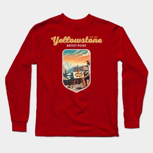 USA - NATIONAL PARK - YELLOWSTONE - Yellowstone Artists Point -25 Long Sleeve T-Shirt